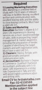Hiring in UAE multiple Jobs 4x