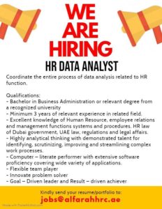 Hiring HR DATA Analyst