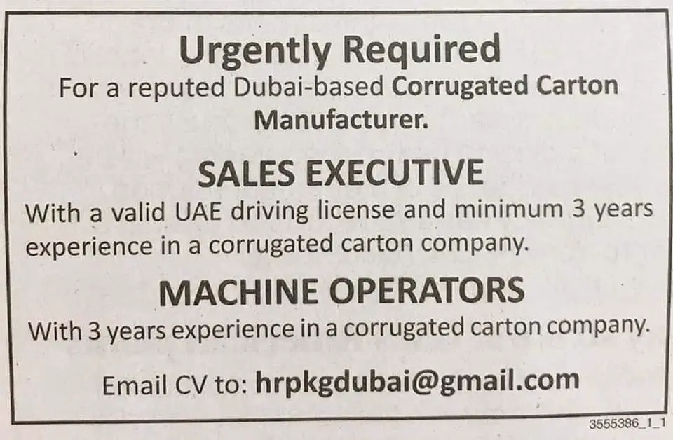 Vacancies in UAE 2x job Gulf Career Hunt