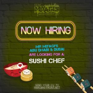 Hiring Sushi Chefs