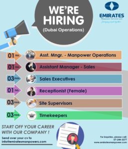 Hiring in UAE 12x Jobs