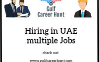 Hiring in Abu Dhabi UAE 3x Jobs