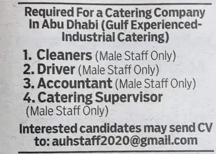 Catering Jobs 4x