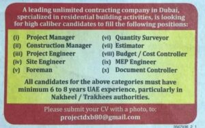 Jobs in UAE 10x