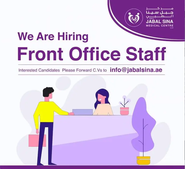 Front Desk Receptionist Dubai UAE Gulf Career Hunt