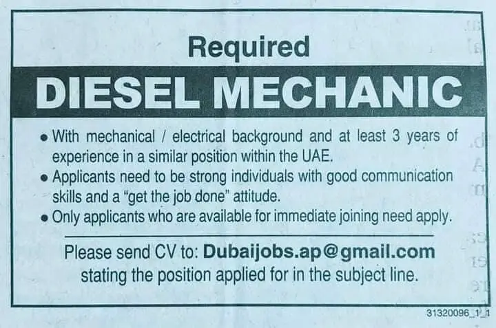 Diesel Mechanic