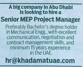MEP project Manager