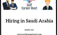 Hiring in Saudi Arabia 8x jobs