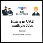 Hiring in Sharjah 3x Vacancies