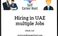 Hiring in Sharjah 3x Vacancies