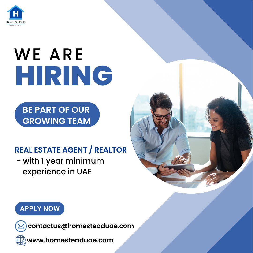 Real Estate Agent/Realtor Dubai UAE Gulf Career Hunt