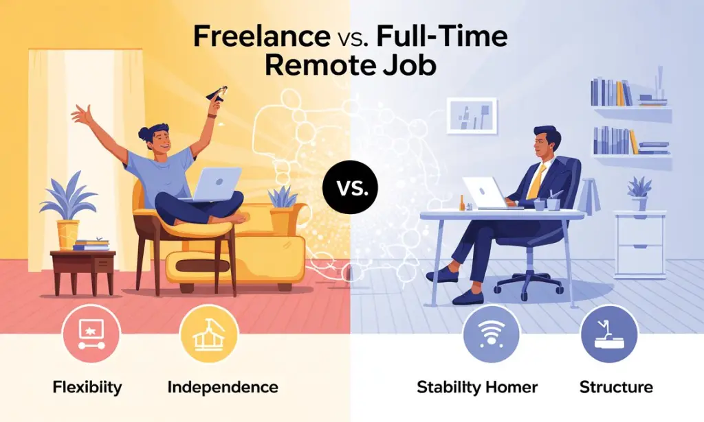 Freelance vs. Full-Time Remote Job: What’s Right for You?